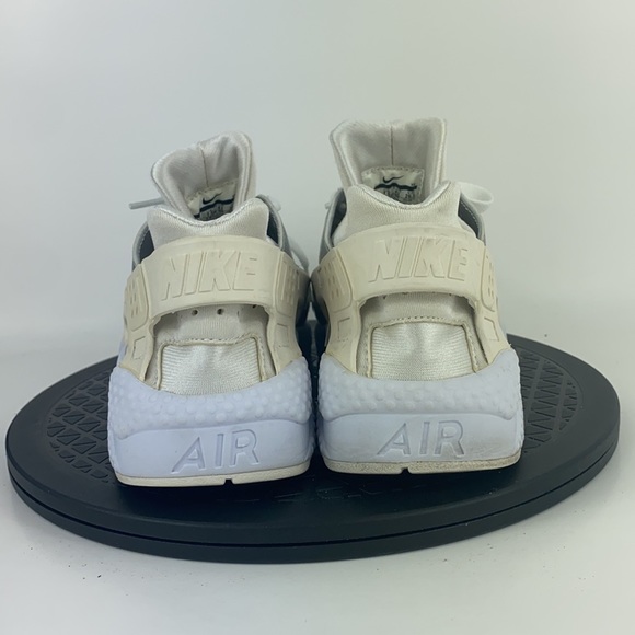 Nike Air Huarache White/Silver Athletic Running Shoes 318429-108 Men's Size 8.5 - Picture 6 of 12